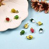 18Pcs Imitation Fruit Charm Pendant Mixed Enamel Fruits Charms Mixed Shape Pendant for Jewelry Necklace Bracelet Earring Making Crafts JX185A-4