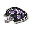 Alloy Enamel Pendants ENAM-Z001-15P-02-2
