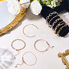 2 Sets 2 Styles Alloy Chain Bracelets & Bangles Set for Women BJEW-SP0001-34B-4