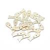 2-Hole Brass Buttons X-KK-F797-54G-1