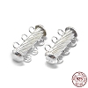 925 Sterling Silver Slide Lock Clasps STER-L057-018S-2