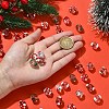 Christmas Transparent Glass Enamel Beads GLAA-YW0005-06A-01-4