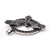Tibetan Style 304 Stainless Steel Pendants STAS-P305-50AS-2
