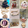 60Pcs 3 Style Maple Wood European Beads WOOD-AR0001-19-7