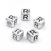 Plated Acrylic Beads PB43C9308-R-1