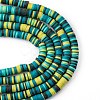 Handmade Polymer Clay Beads Strands CLAY-R089-6mm-T02B-26-5
