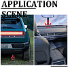 2Pcs ABS Plastic Devil Heart Rear Bumper Warning Handle Ring HJEW-SP0001-51B-7