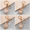 12Pcs 6 Styles Lantern Iron Connector Charms IFIN-PH0009-76-6