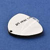 Density Board Blank Heat Transfer Earring Pendants WOOD-TAC0010-20-2