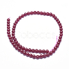 Lab Grown Red Corundum Beads Strands G-D0003-C21-A-2