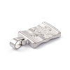 Non-Tarnish 304 Stainless Steel Pendants STAS-H171-03P-3
