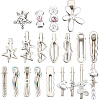 Zinc Alloy & Iron Alligator Hair Clips PHAR-SP0001-04A-6
