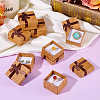 Square Paper Jewelry Gift Boxes with Bowknot CON-TAC0010-80C-8