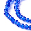Transparent Glass Beads Strands GLAA-C019-01B-03-3
