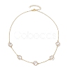 Brass Cable Chains Necklace NJEW-JN04699-1