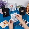 8Pcs 2 Colors 48 Holes Acrylic Earring Display Stands EDIS-CP0001-03-3