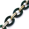 Handmade CCB Plastic Cable Chains AJEW-JB00682-3