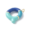 Brass Enamel Pendants KK-E093-03G-Q-01-2