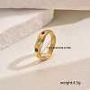 Heart Brass Micro Pave Cubic Zirconia Finger Rings for Women MC1356-7-2