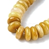 Natural Topaz Jade Beads Strands G-F743-01G-02-4