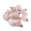 Natural Rose Quartz Pendants G-B041-01P-07-1