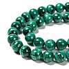 Natural Malachite Beads Strands G-O166-07A-6mm-3