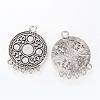 Tibetan Style Alloy Chandelier Component Link Cabochons Settings TIBE-S302-18AS-LF-1