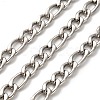 201 Stainless Steel Figaro Chains CHS-A016-70P-A-1