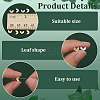 60Pcs 2 Colors Zinc Alloy Spacer Beads FIND-PH0024-15-5
