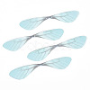 Polyester Fabric Wings Crafts Decoration X-FIND-S322-003H-1