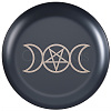 430 Stainless Steel Wiccan Altar Plate AJEW-WH20070-290A-01-1