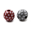 Printed Schima Wood Beads WOOD-L022-04B-01-2