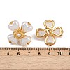 304 Stainless Steel Flower Stud Earrings LS-EJEW-A138-09G-5
