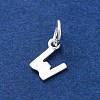 925 Sterling Silver Letter Charms LS-STER-C012-01S-W-2