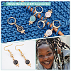 Alloy Enamel Lollipop Locking Stitch Markers HJEW-AB00124-4