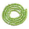 Electroplate Glass Beads Strands EGLA-A034-P1mm-B24-2