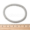 304 Stainless Steel Stretch Bangles for Women LS-BJEW-P315-02G-P-5