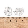 SHEGRACE Brass Micro Pave Clear Cubic Zirconia Pendants XGRQ2C849-404P-3