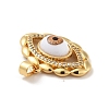 Brass Micro Pave Cubic Zirconia Pendants KK-B059-44G-D-3