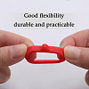 60Pcs 2 Style Silicone Pendant SIL-GF0001-43B-6