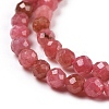 Natural Rhodonite Beads Strands G-C009-A18-4
