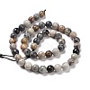 Natural Polychrome Jasper/Picasso Stone/Picasso Jasper Bead Strands G-E571-17A-3