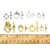 8 Styles Tibetan Style Alloy Toggle Clasps FIND-FS0002-43-5