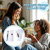 50Pcs Rectangle Glitter Holographic Plastic Yin-yang Zip Top Gift Bags OPP-TADJ0001-07A-7