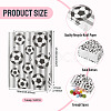 15Pcs Football Print Paper Cady Bags ABAG-TA0002-33B-4