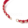 Polyester Braided Bead Bracelet Making AJEW-JB01250-01-2