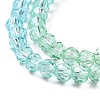 Transparent Glass Beads Strands GLAA-E036-07C-5
