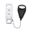 2Pcs Plastic with Metal Portable Door Lock Home Security FIND-AR0001-18B-2