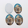 The White House Photo Glass Oval Cabochons X-GGLA-N003-18x25-F21-2