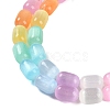 Rainbow Color Natural Selenite Beads Strands G-F750-M02-02-4